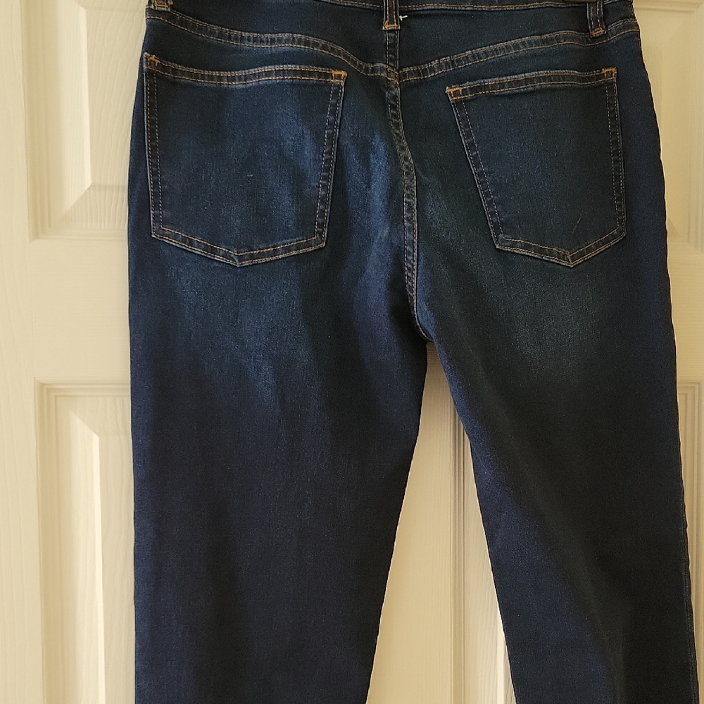GAP Women's Straight Leg Jeans - Deep Indigo